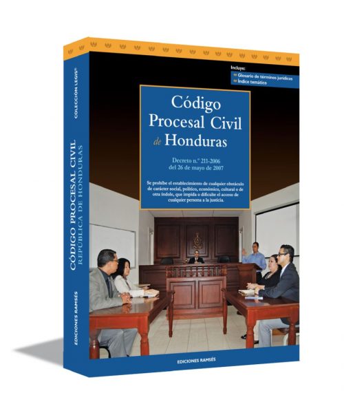 Libro Impreso-CÓDIGO PROCESAL CIVIL DE HONDURAS.
