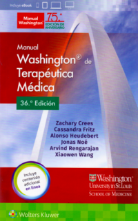 Libro Impreso.  Crees. Zachary. Manual Washington de Terapéutica Médica 36 a Edición