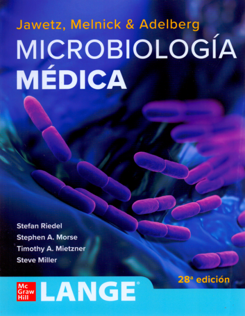 Libro Impreso. Microbiología medica Jawetz, Melnick y Adelberg. LANGE 28 edición