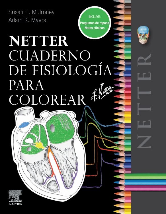 Libro Impreso Netter. Cuaderno de fisiología para colorear